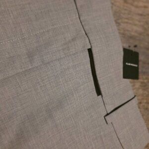 NWT Club Monaco Lightweight Wool Mini Skirt Light Heather Grey Size 2